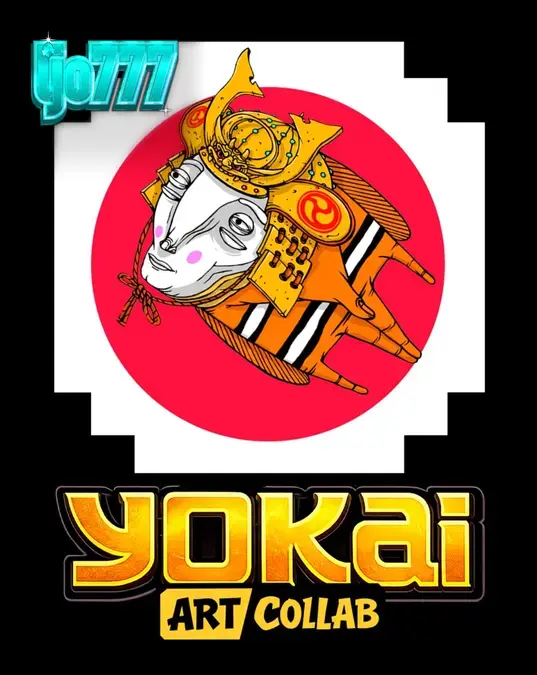 Tampilan visual artistik slot Yokai dengan latar belakang Gunung Fuji dan simbol monster Jepang.